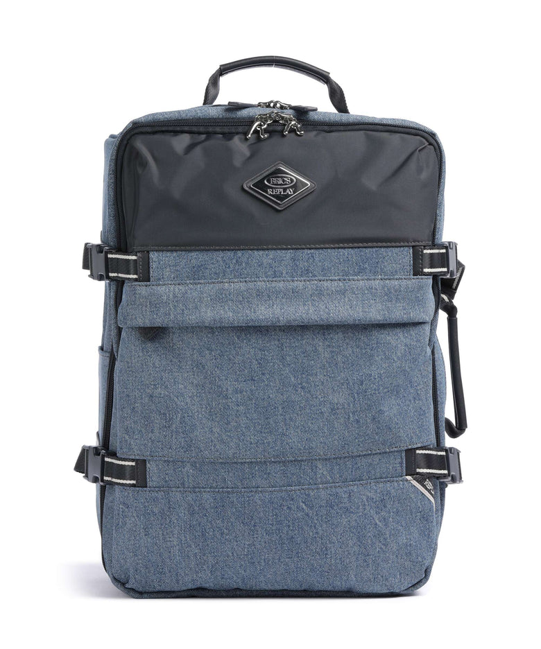 Brics Replay Travel backpack light denim