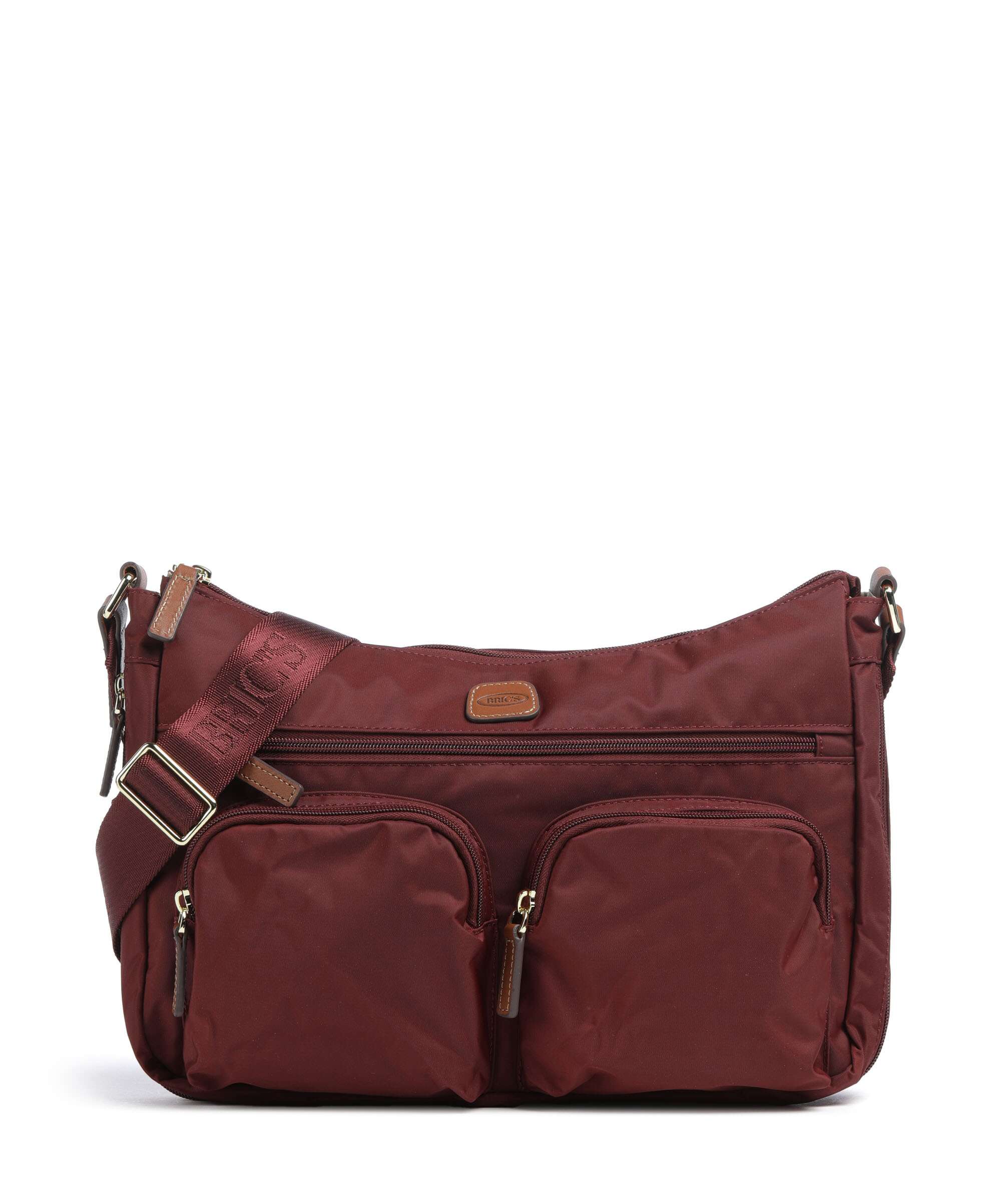Brics X-Collection Crossbody bag bordeaux