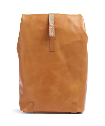 Brooks England Pickwick Leather Large Zaino roll-top cognac