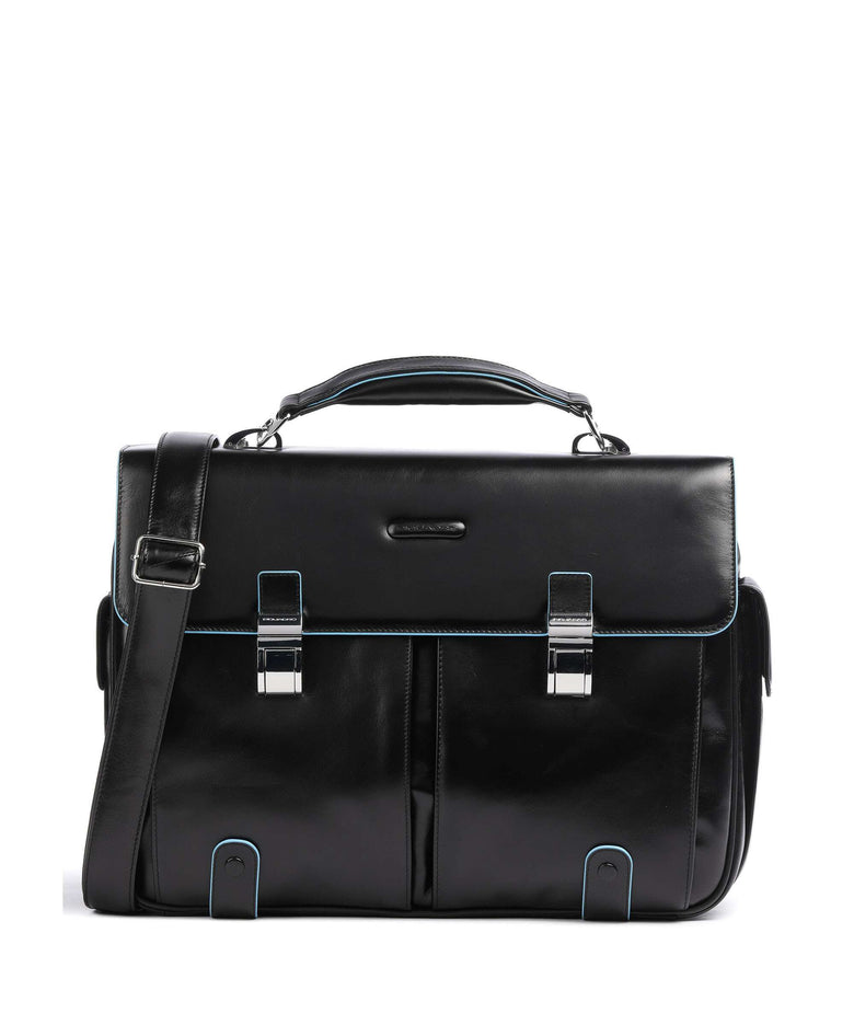 Piquadro Blue Square Briefcase black