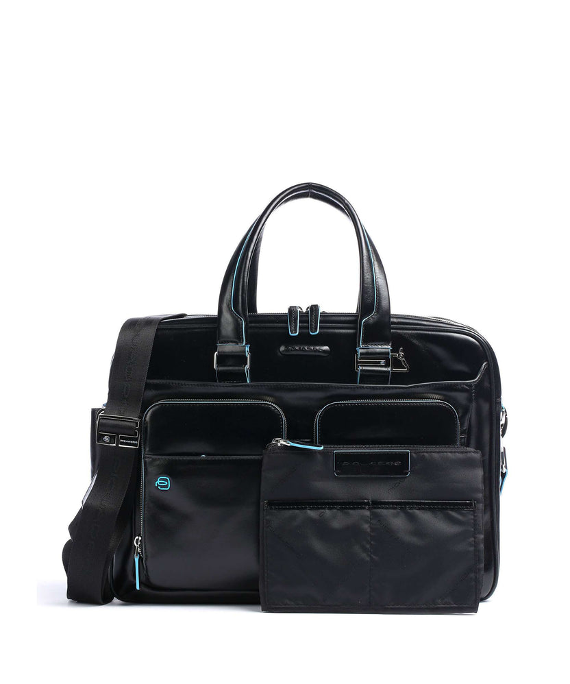 Piquadro Blue Square Briefcase nero