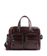 Piquadro Blue Square Cartella mahogany