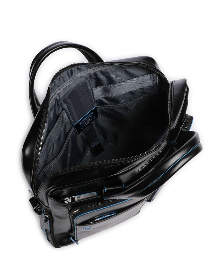 Piquadro Blue Square Briefcase nero