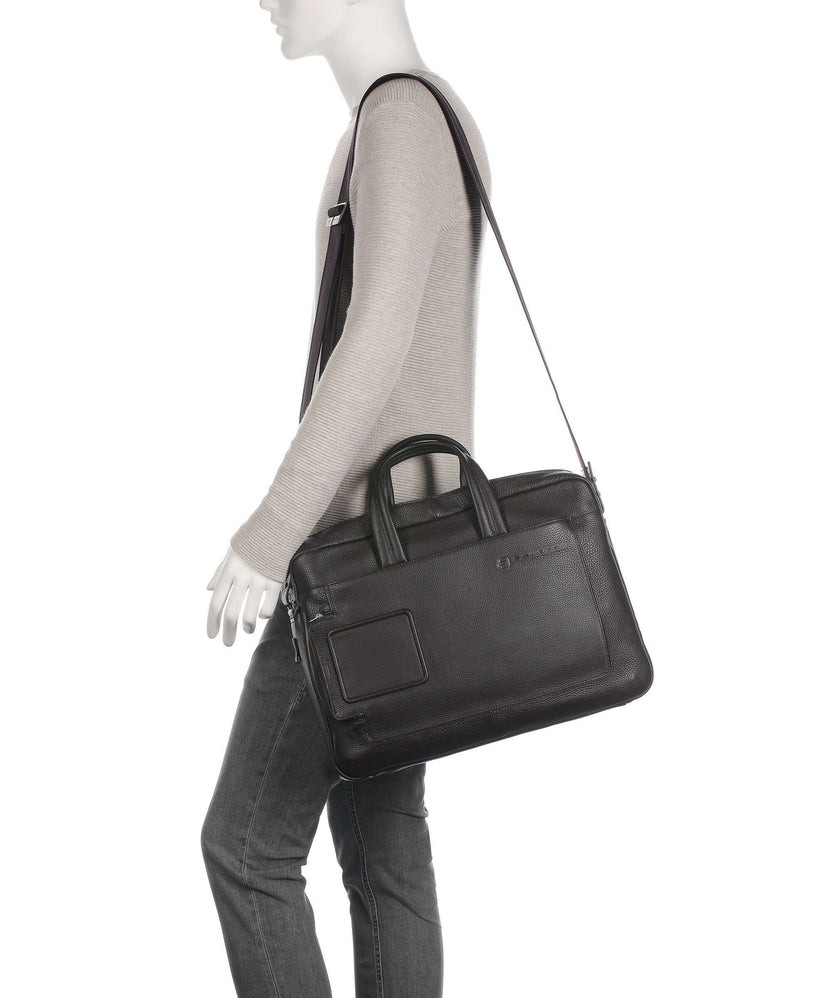 Piquadro VIBE Briefcase dark brown