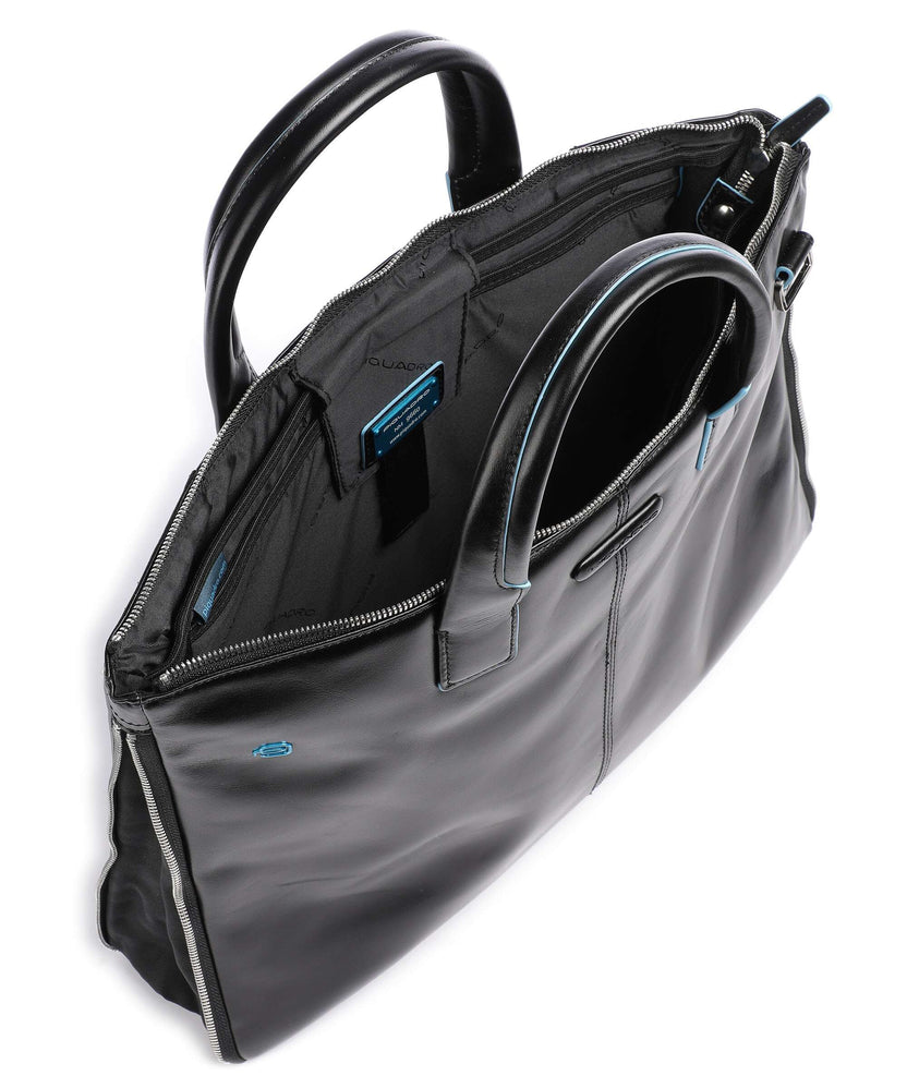 Piquadro Blue Square Briefcase nero