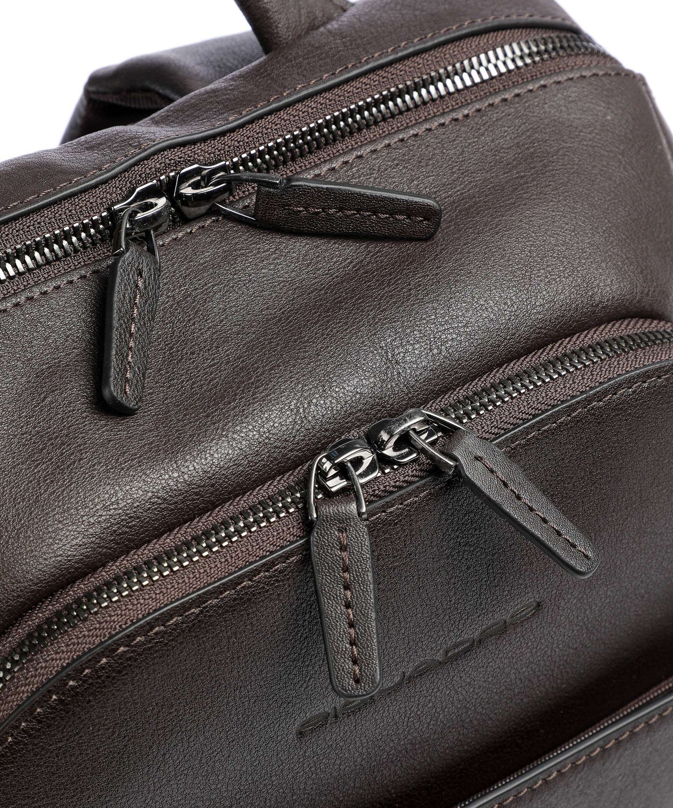 Piquadro Black Square Laptop backpack testa di moro