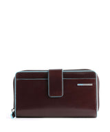 Piquadro Blue Square RFID Portefeuille mahogany