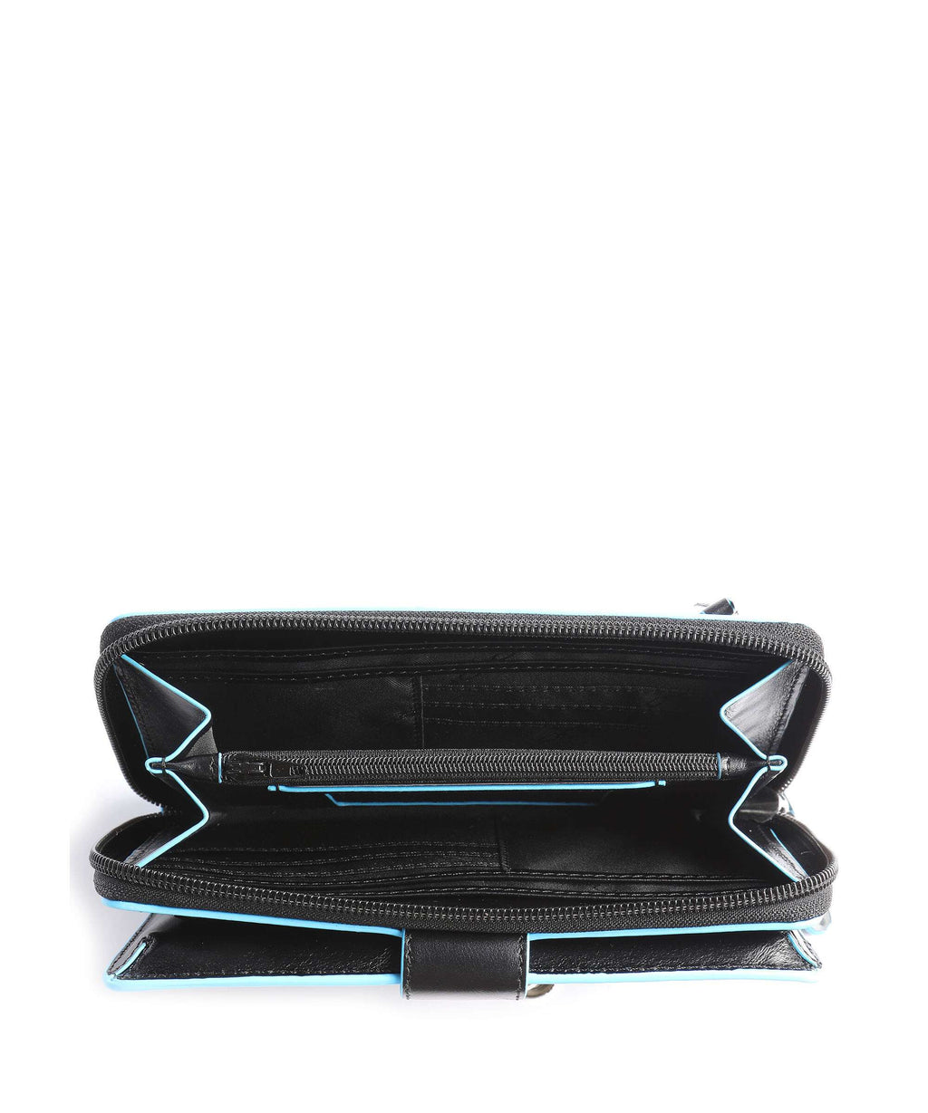 Piquadro Blue Square RFID Wallet black
