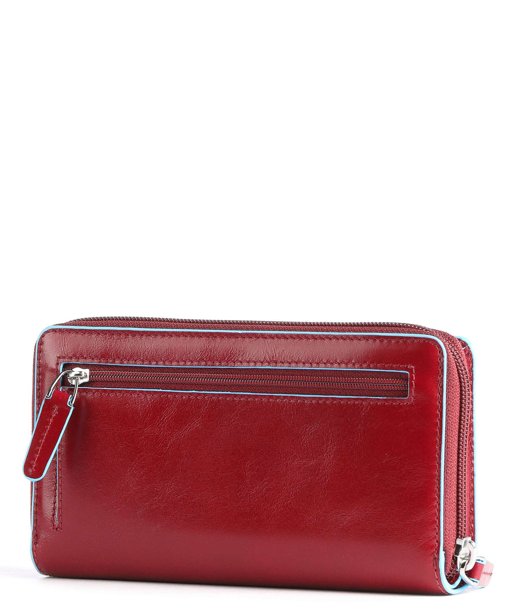 Piquadro Blue Square RFID Wallet red