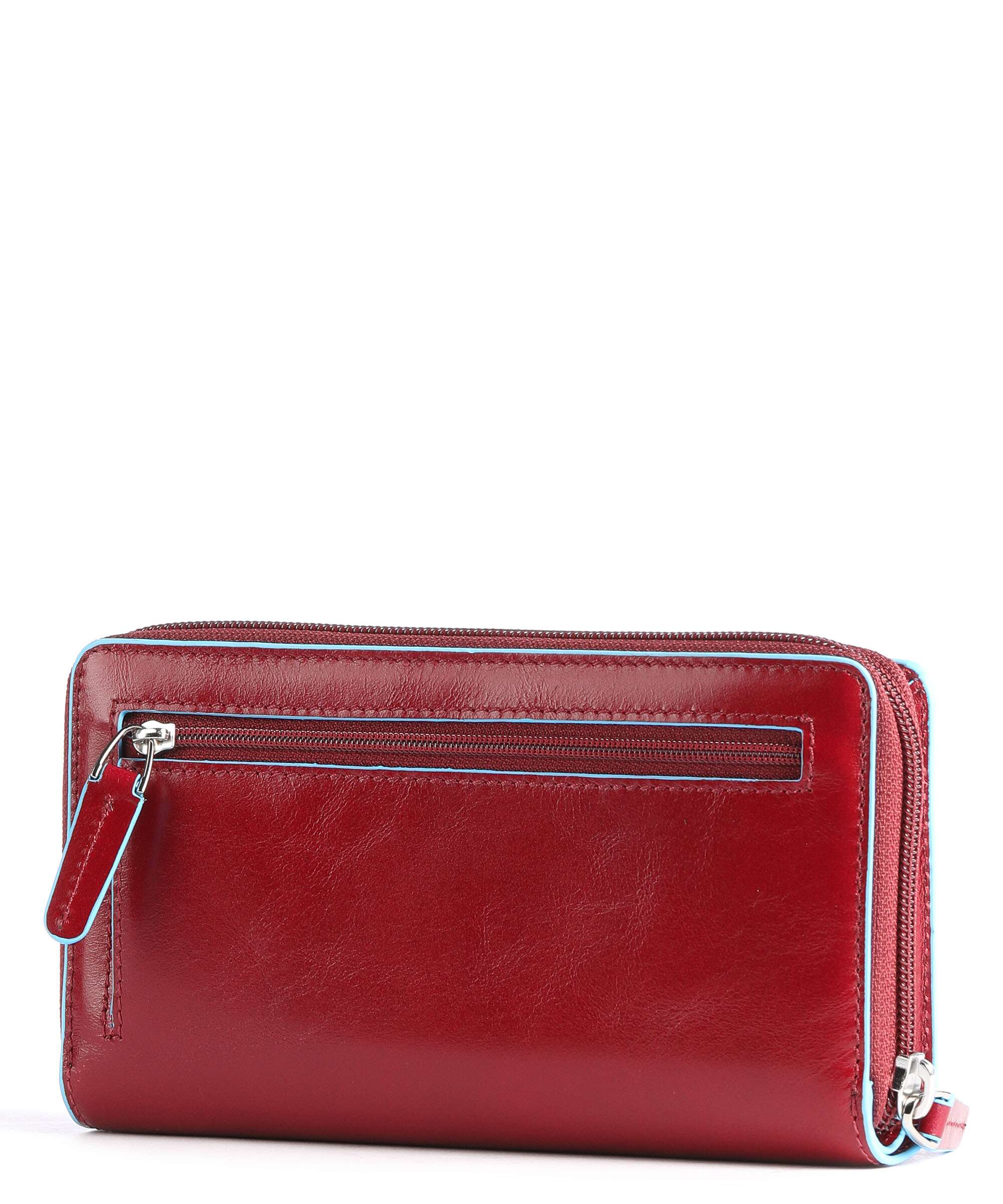 Piquadro Blue Square RFID Wallet red