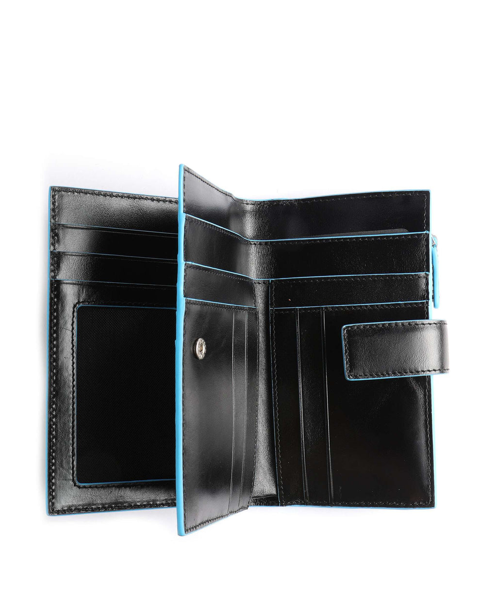 Piquadro Blue Square RFID Credit card holder black