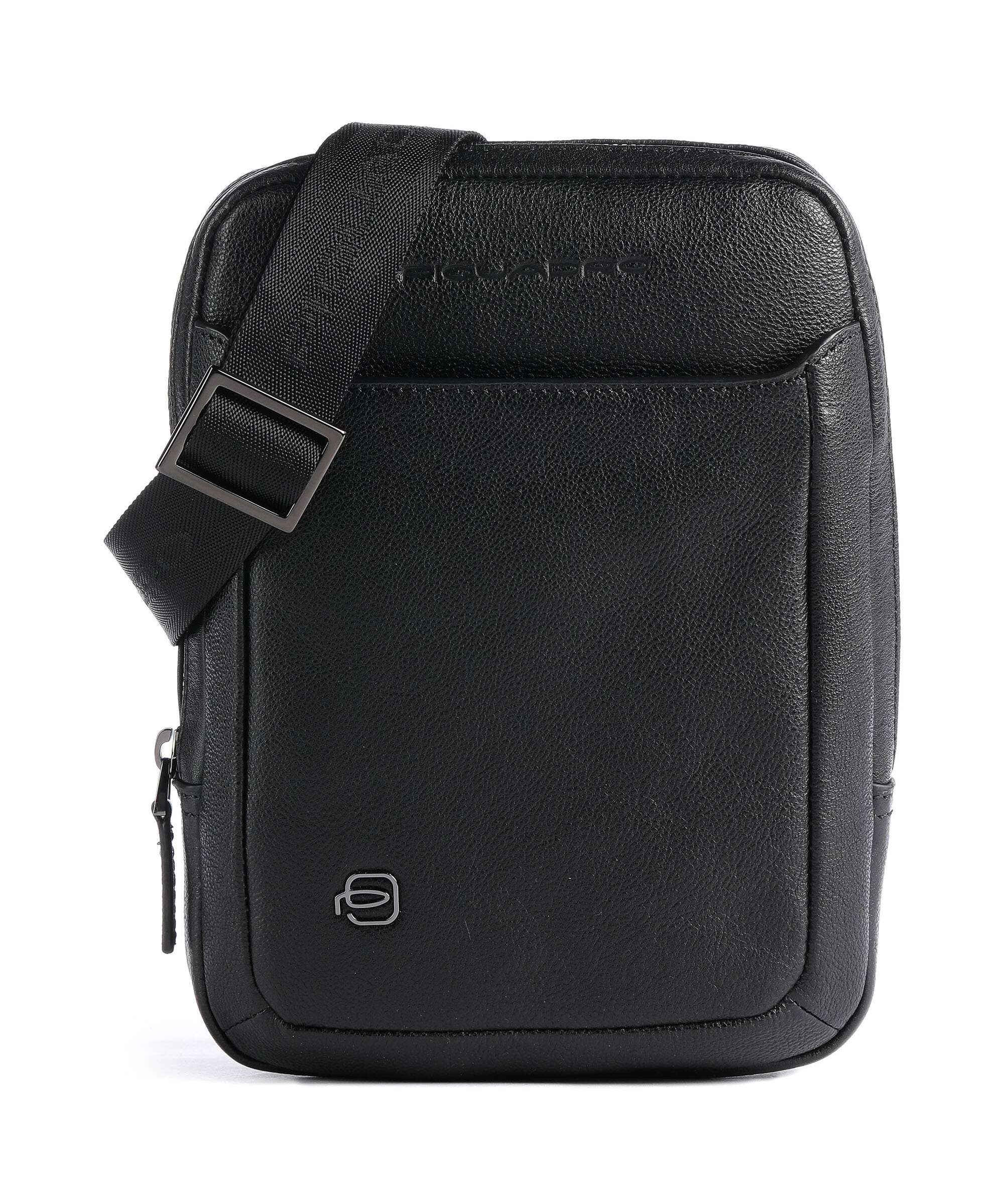 Piquadro Black Square Crossbody bag black
