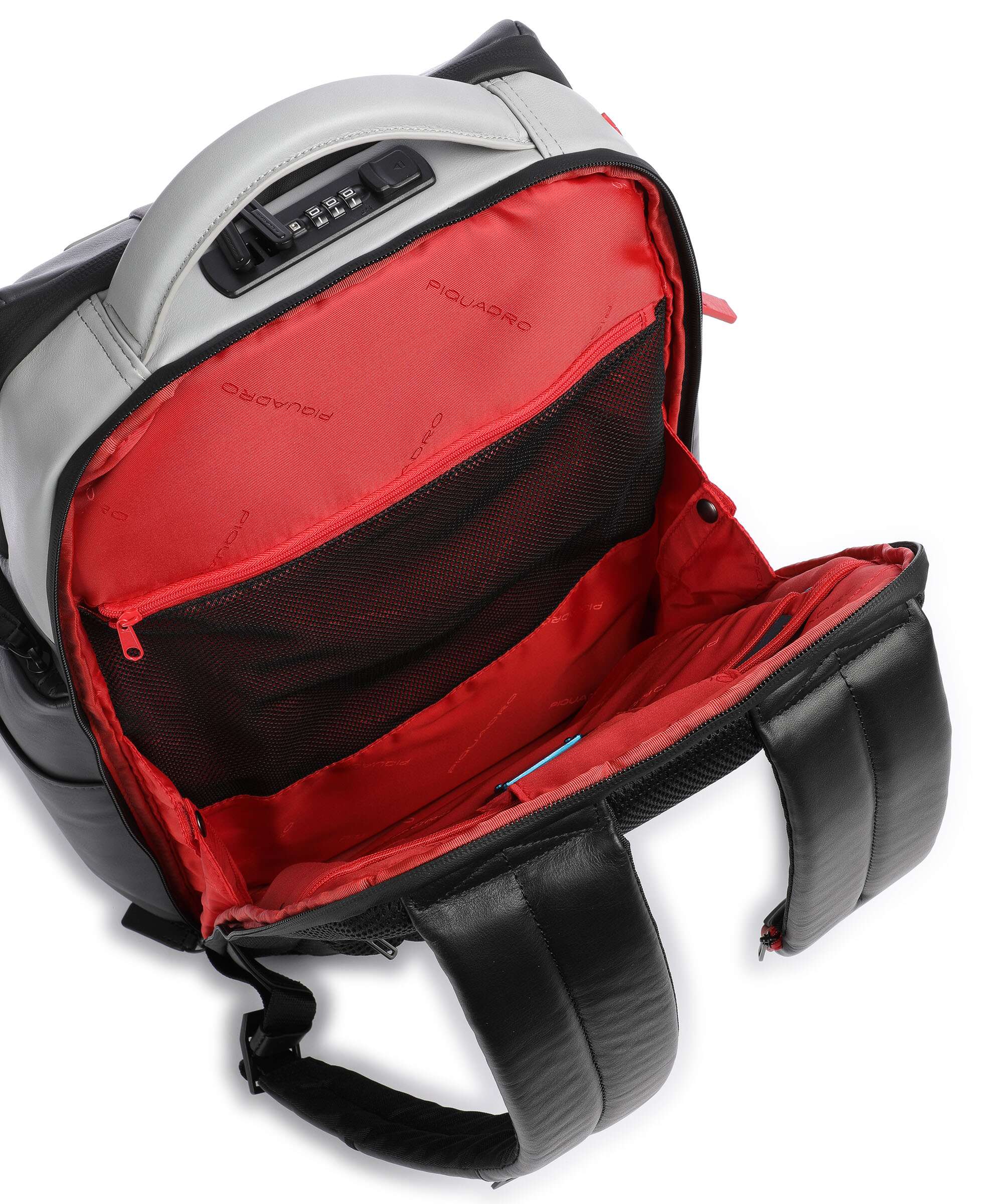 Piquadro Urban Laptop backpack grau/schwarz