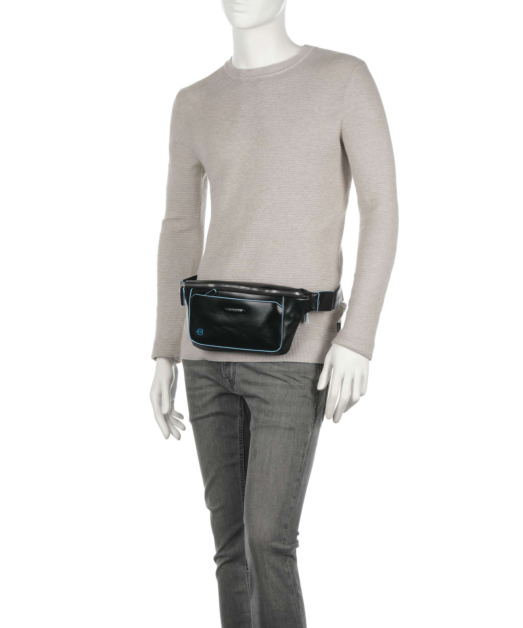 Piquadro Blue Square Belt bag nero