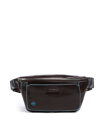 Piquadro Blue Square Marsupio mahogany