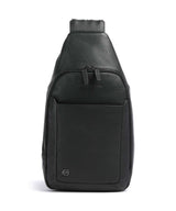 Piquadro Black Square Sac sling nero