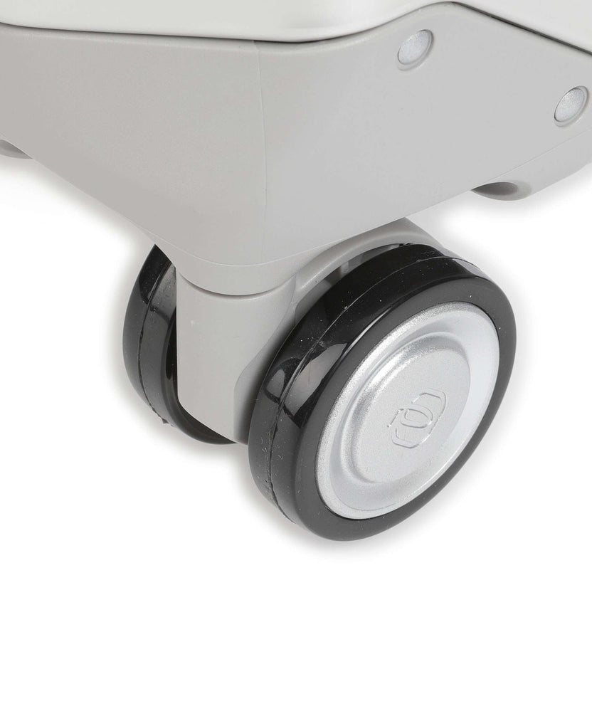 Piquadro Alu Spinner (4 wheels) grey/hide