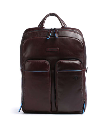Piquadro Blue Square Revamp Sac à dos d'ordinateur mahogany