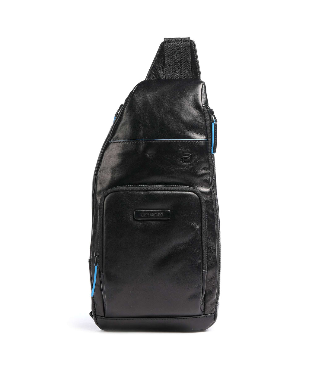 Piquadro Blue Square Revamp Sling bag black