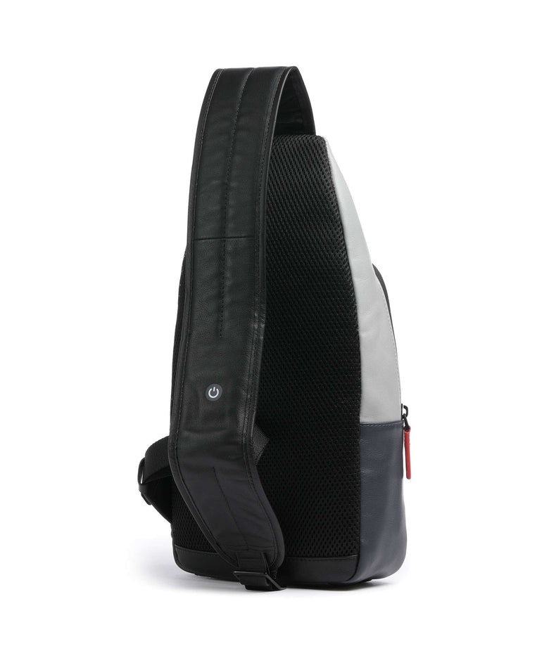 Piquadro Urban LED Sling bag grey/black
