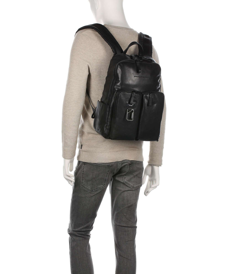Piquadro Harper Laptop backpack black
