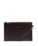 Piquadro Blue Square Handgelenktasche mahogany
