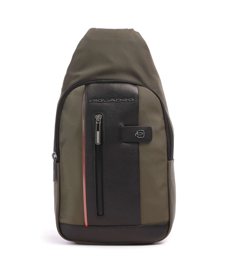 Piquadro Brief 2 Sling bag military green/black