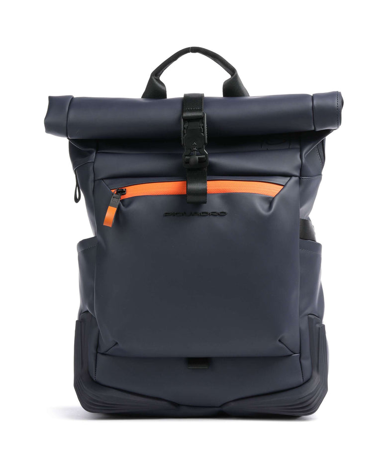 Piquadro Corner 2.0 2.0 Rolltop backpack blue
