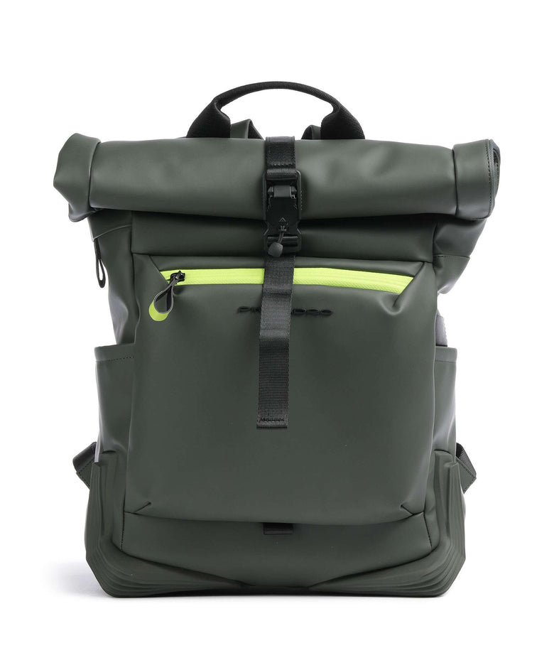 Piquadro Corner 2.0 Rolltop backpack green
