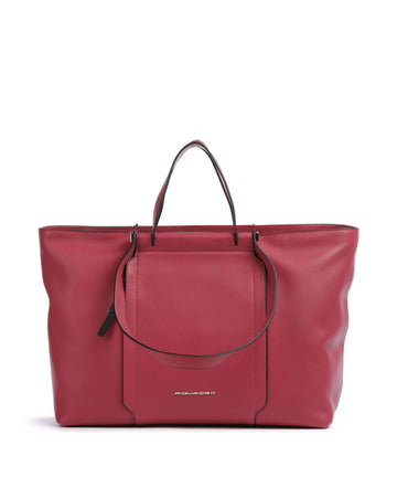 Piquadro Circle Borsa shopper rosso