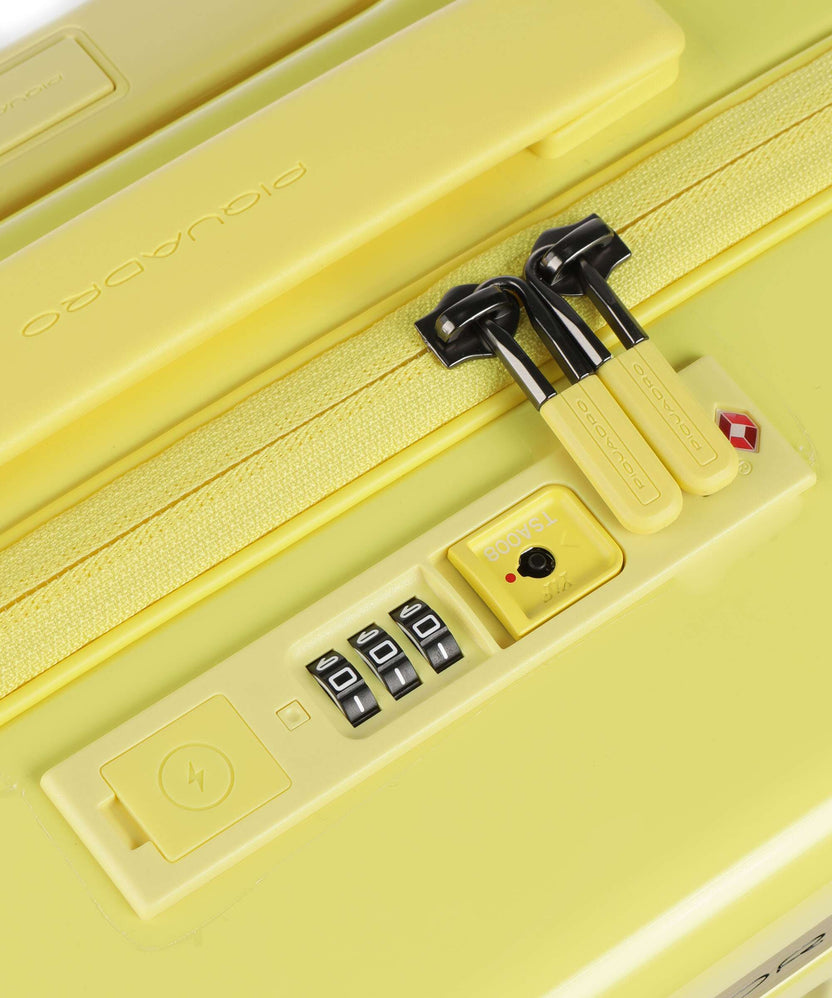 Piquadro PQ Light S Spinner (4 wheels) giallo