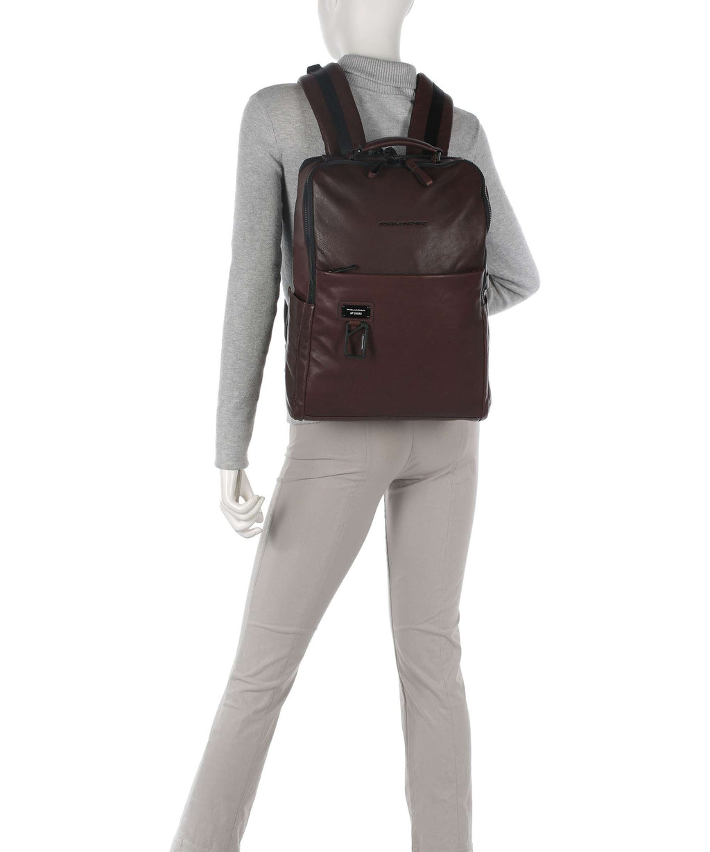 Piquadro Harper Laptop backpack testa di moro