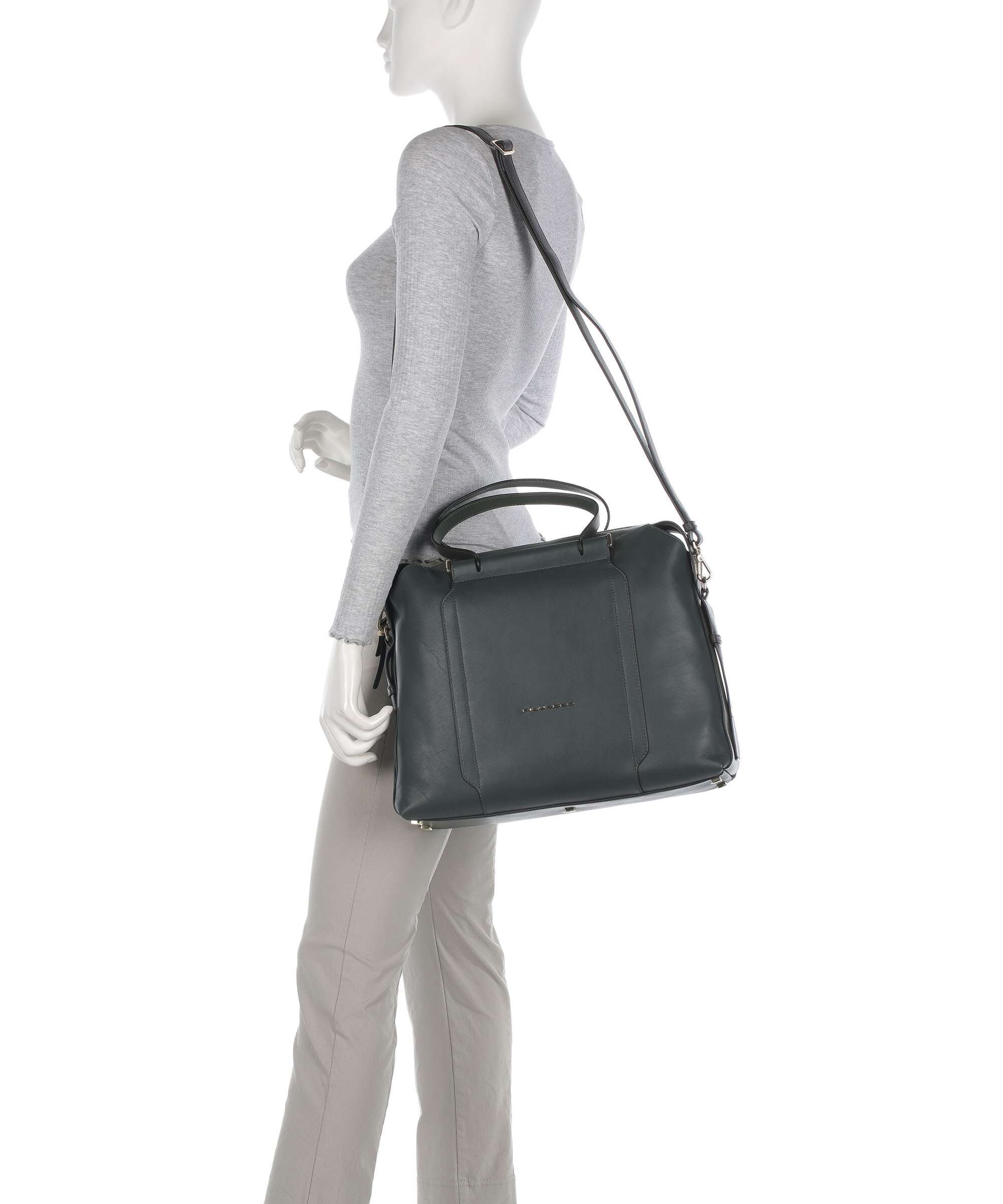 Piquadro Circle Briefcase verde bosco/verde oliva