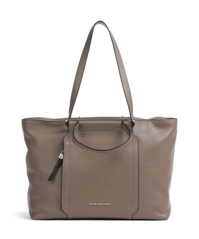 Piquadro Circle Tote bag tortora