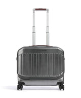 Piquadro PQ-LM Rolling briefcase nero/cuoio