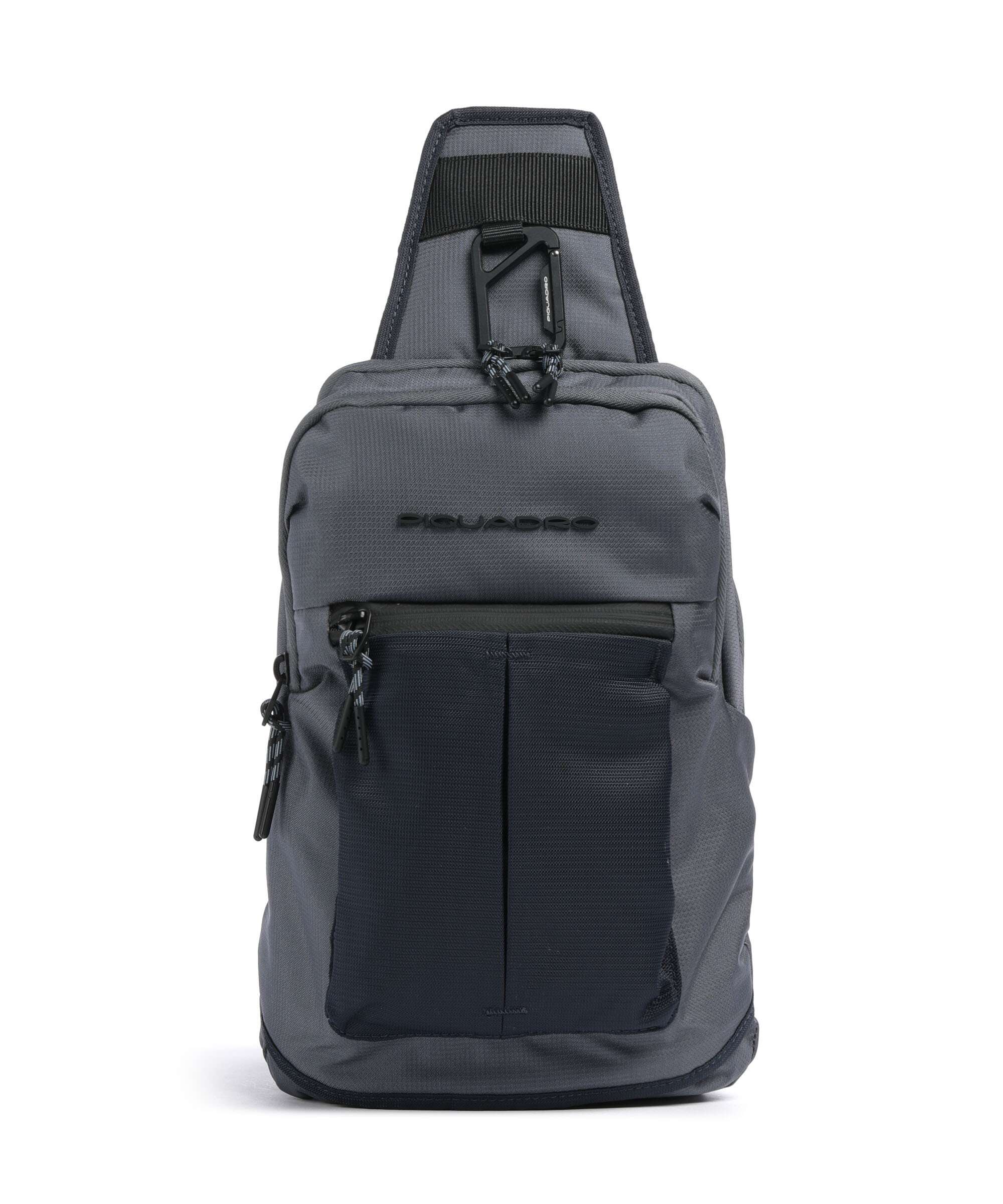 Piquadro Arne Sling bag blu nebbia