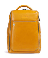 Piquadro Blue Square Rucksack giallo zafferano