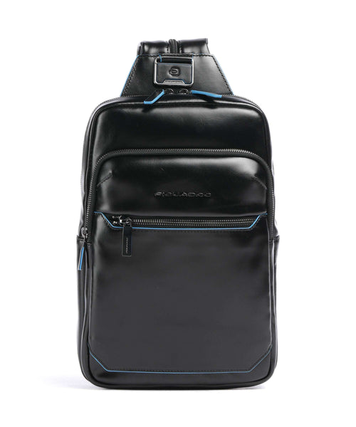 Piquadro Blue Square Sling bag nero