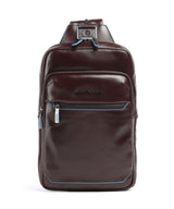 Piquadro Blue Square Borsa sling mogano