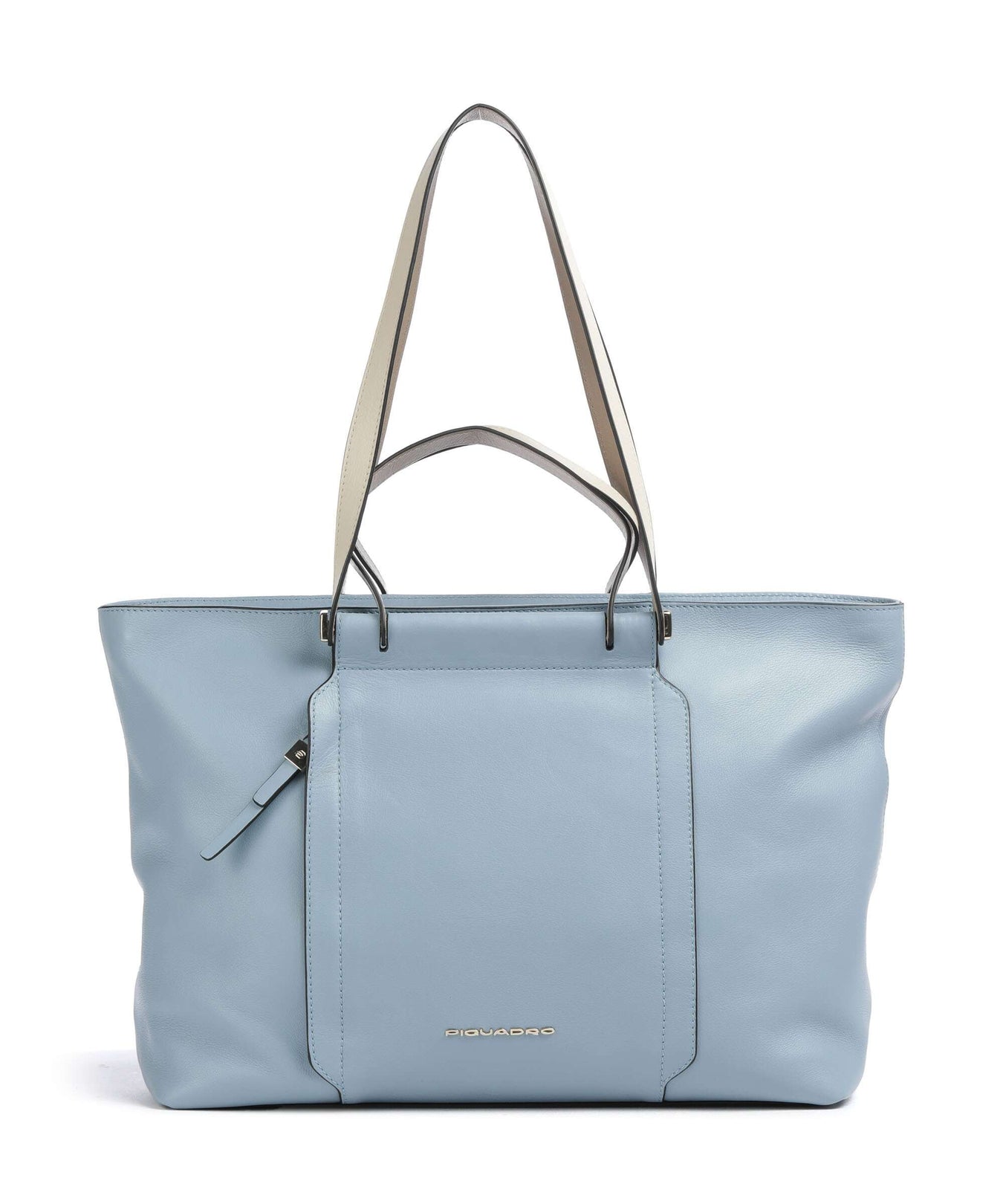 Piquadro Circle Tote bag light blue/beige