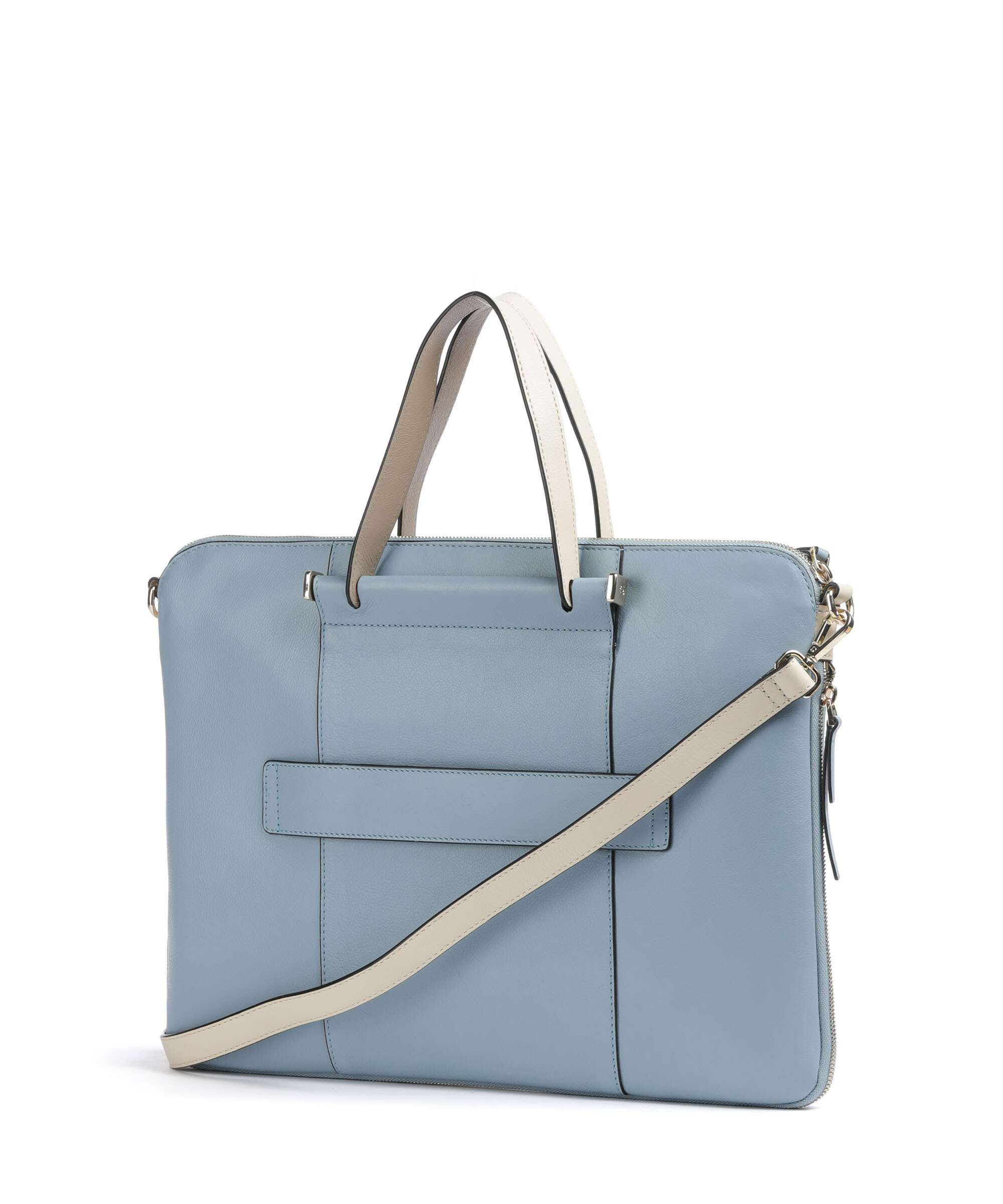 Piquadro Circle Briefcase light blue/beige