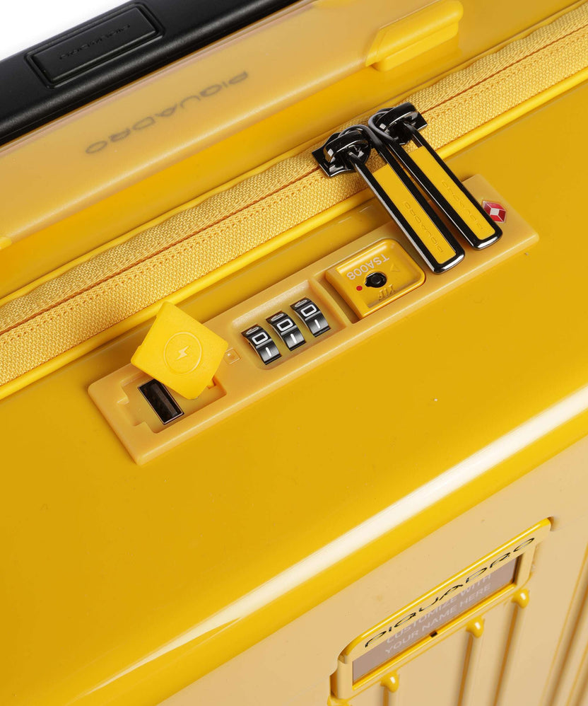 Piquadro POP Spinner (4 wheels) yellow