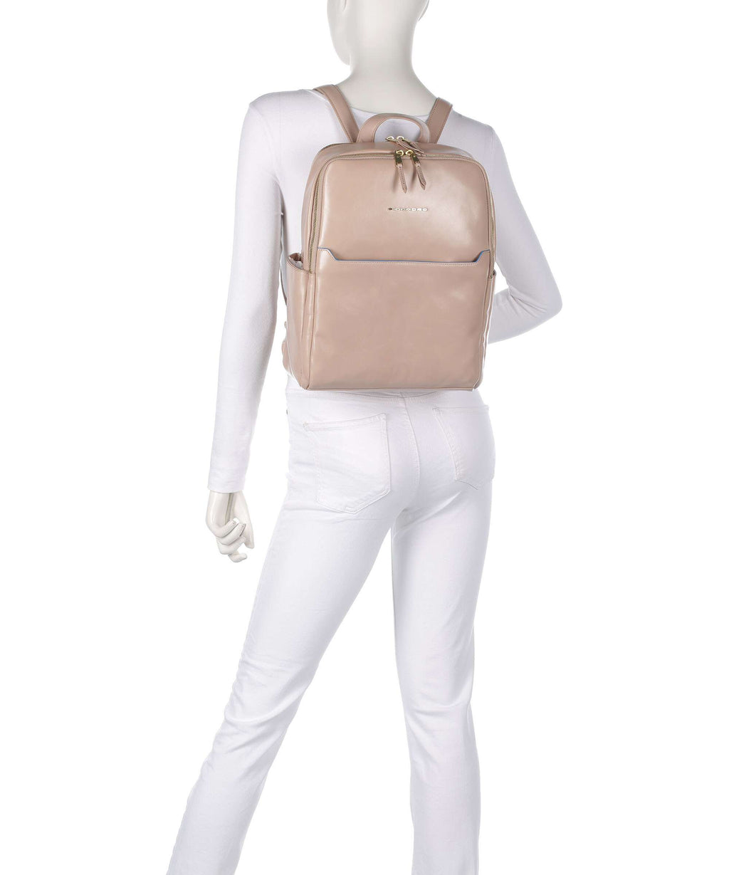 Piquadro Blue Square Backpack pink