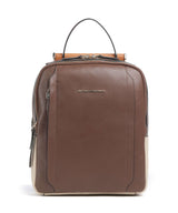 Piquadro Circle RFID Rucksack marrone/beige