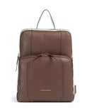 Piquadro Circle Sac à dos d'ordinateur marrone/beige