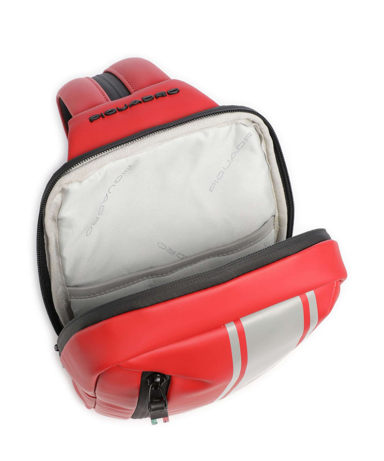 Piquadro Ducati C2OWD Sling bag rosso
