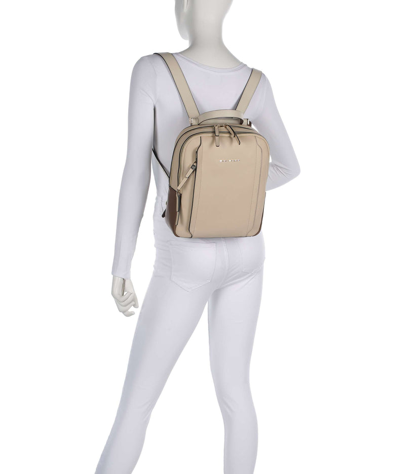 Piquadro Circle Backpack beige/cuoio