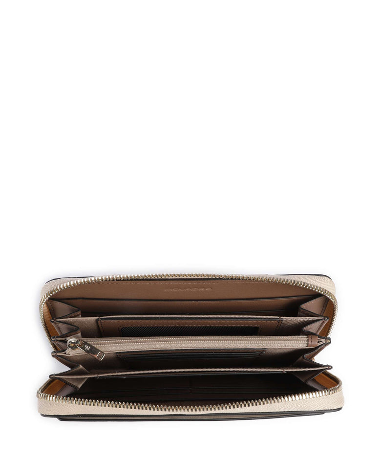 Piquadro Circle Wallet beige/cuoio