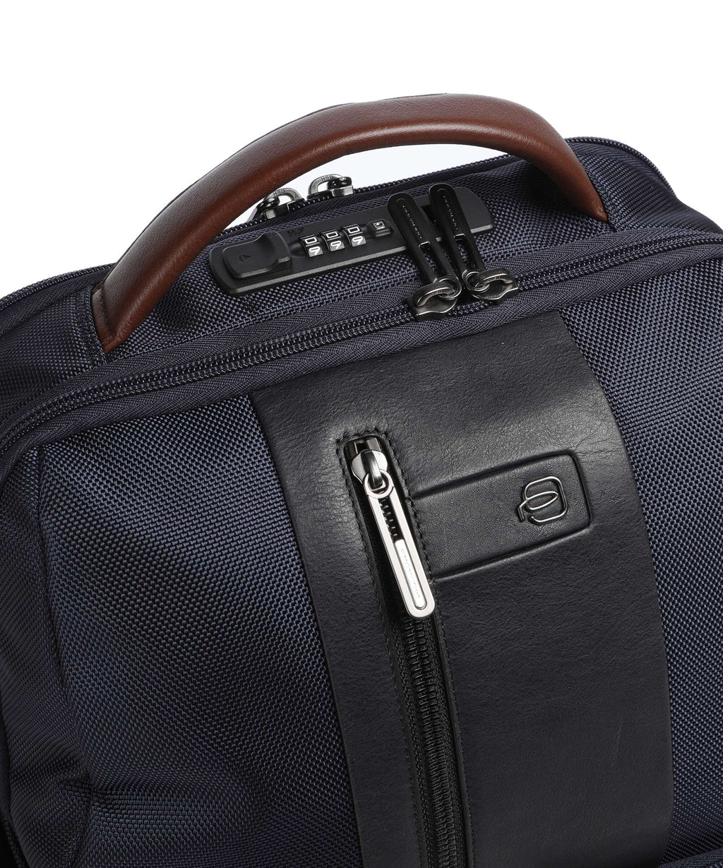 Piquadro Brief 2 Laptop backpack blue/cognac