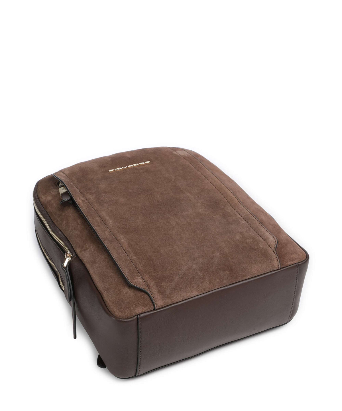 Piquadro W92T Backpack suede dark brown